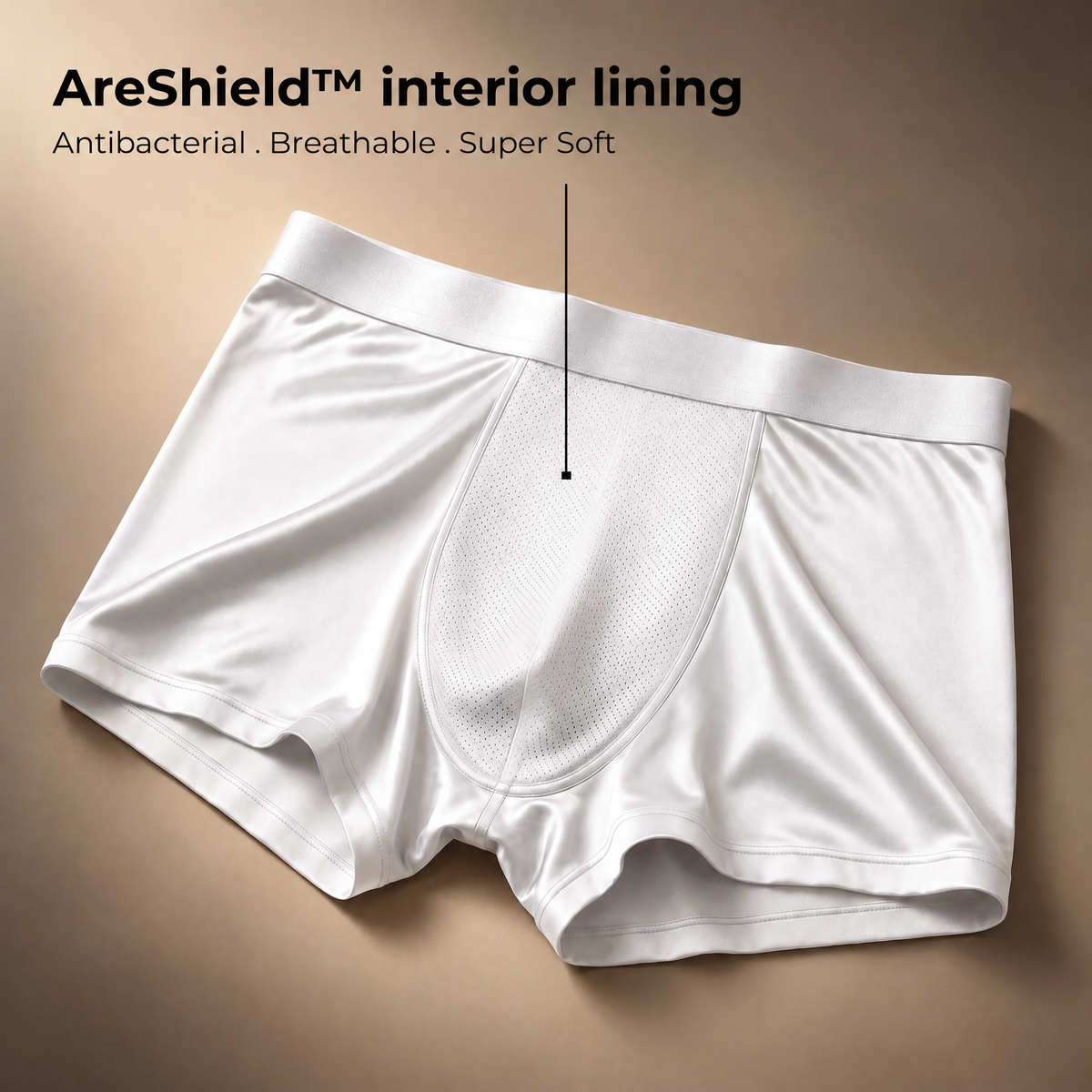 Ares Silk Boxers | All-Day Comfort (White Edition)